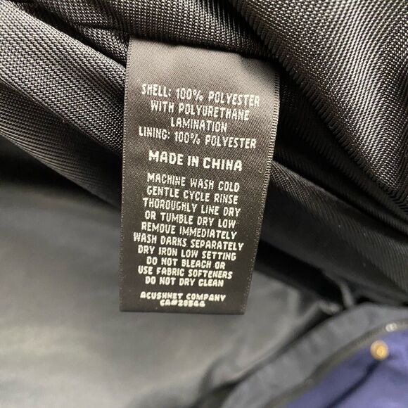 FootJoy Jacket Mens Size XL Blue Logo Golf‎ Outdoors Zip Off Sleeve Dryjoy READ - Picture 12 of 12